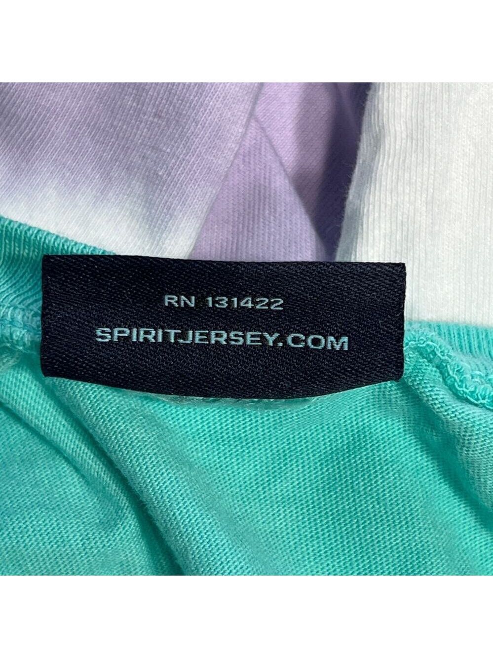 Spirit Jersey NEW Unisex M/L Oversized Dip Tie-Dye Top Long Sleeve Drop Shoulder - Picture 6 of 9